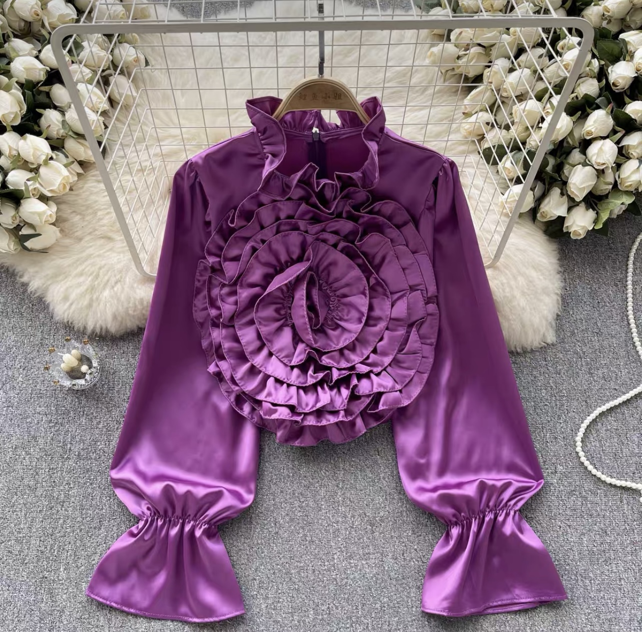 Competitive edge rose blouse BE269 image