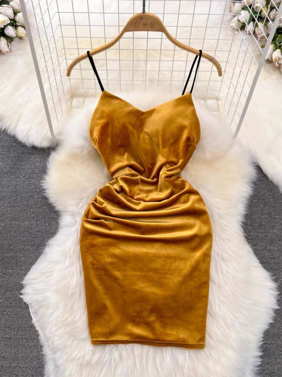 Came to party velvet dress CBC334 image