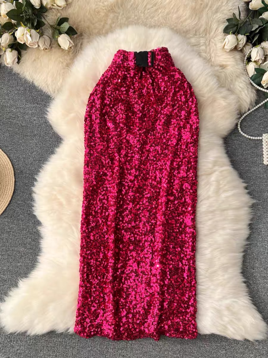 Radiant angel sequin skirt & belt SZZ458 image