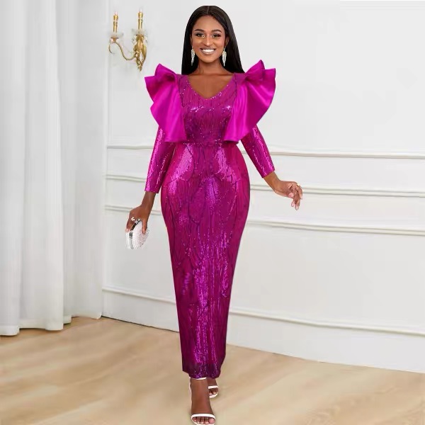 Rich auntie party sequin dress EBC63