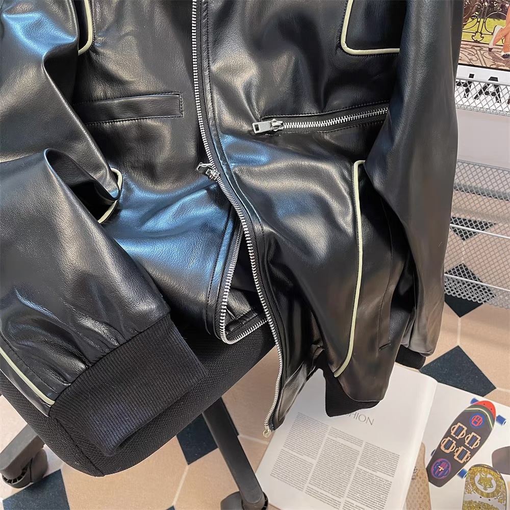 Night club leather jacket LJ103 image