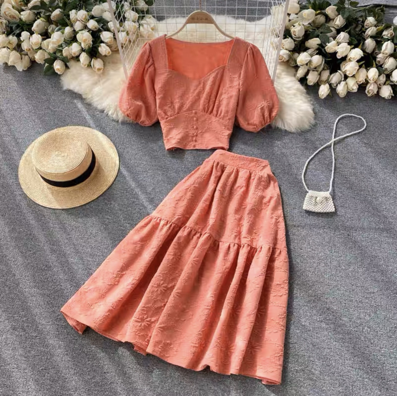Hard currency ruched set TPZZ2019 image