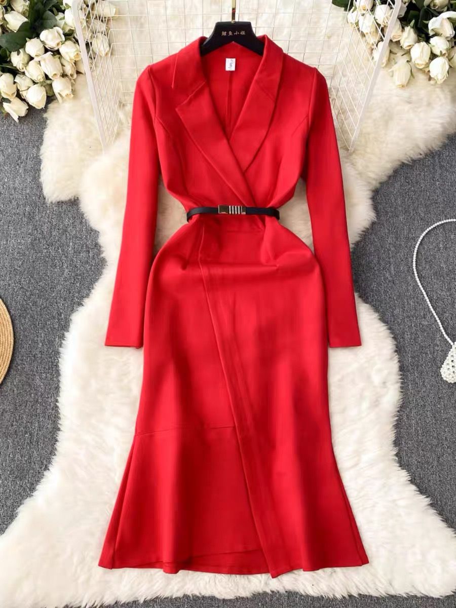 Hosting seminars formal dress & belt FD315 image