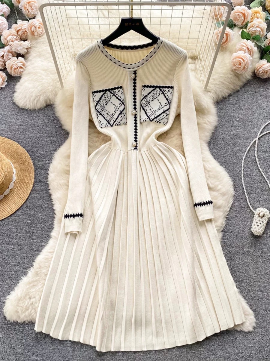 Full of class sweater dress KD164