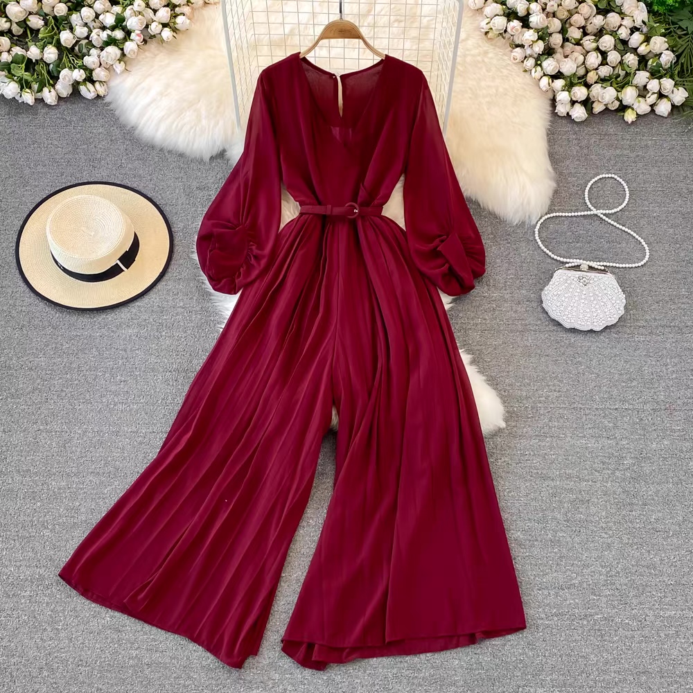 Dollar signs pleat jumpsuit JRZZ512 image