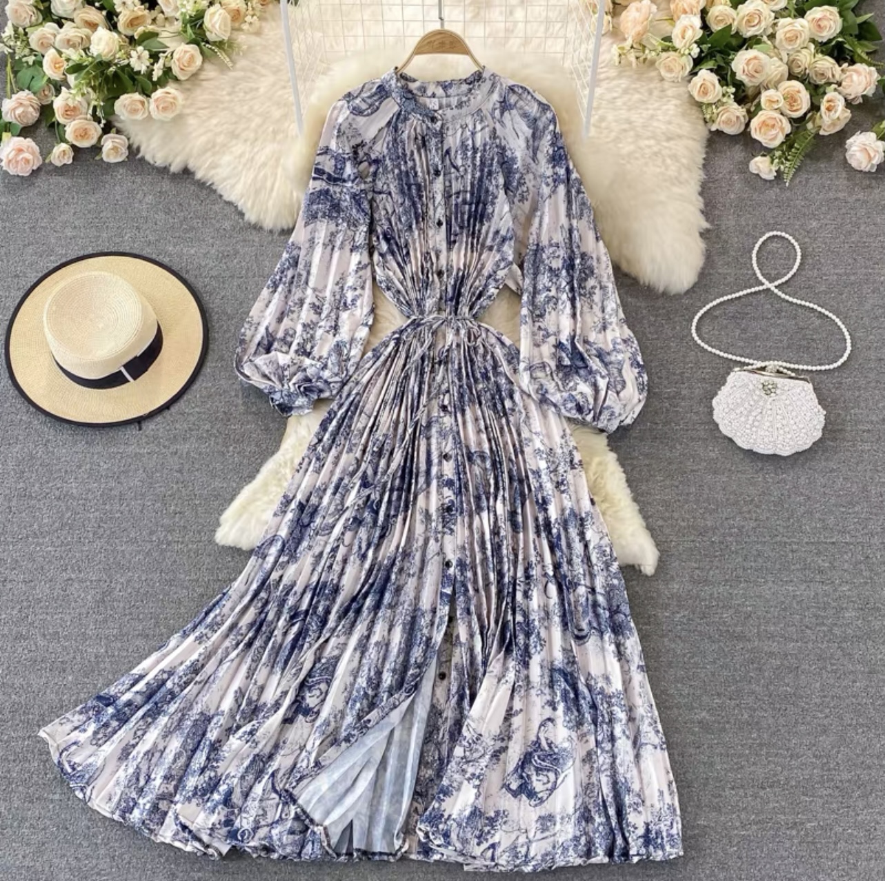 Body by me print dress CD64 image