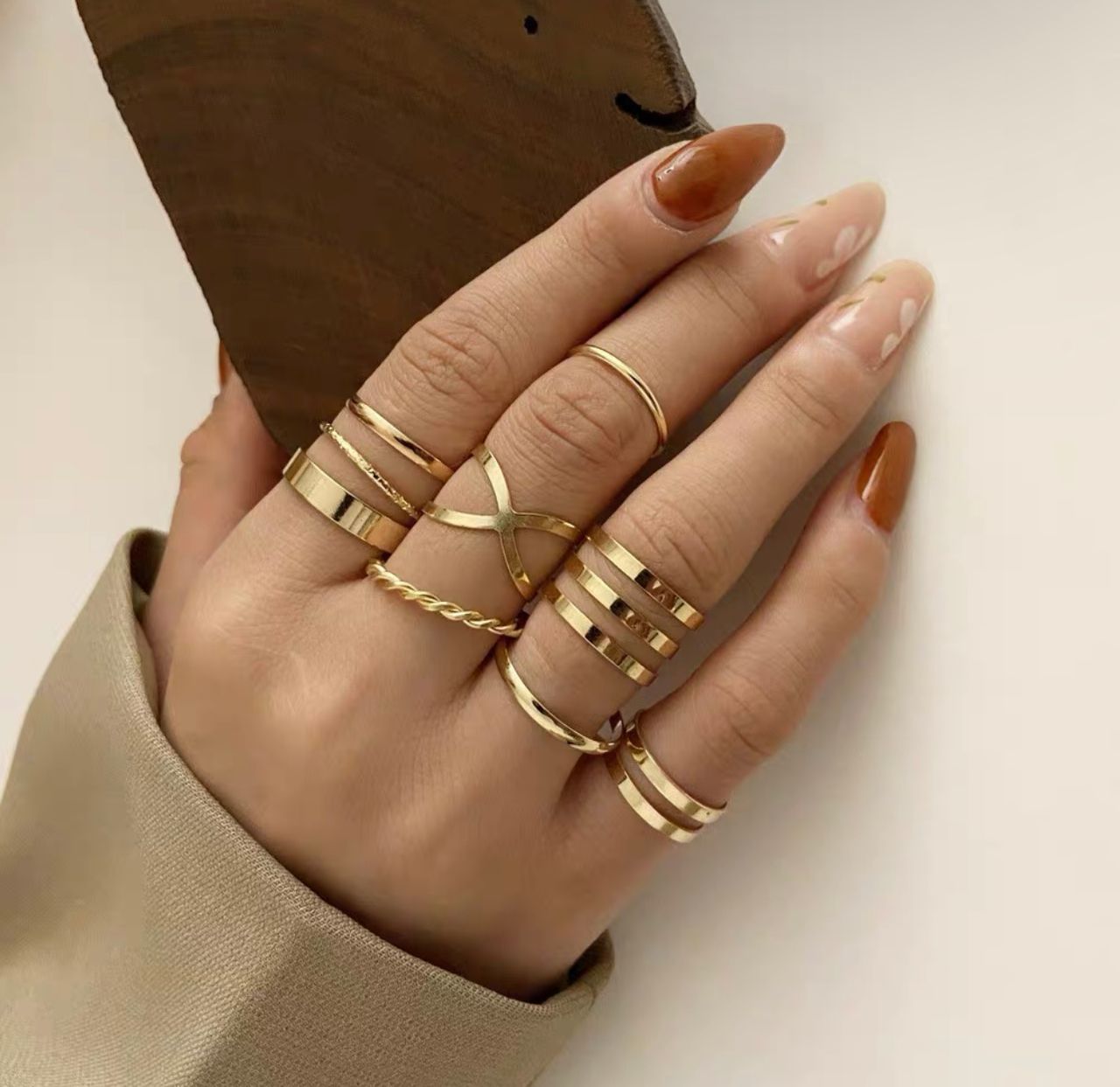 Luxury babe knuckle rings JW168 image