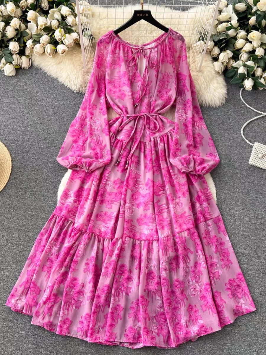 Living the life colorful dress CD362 image