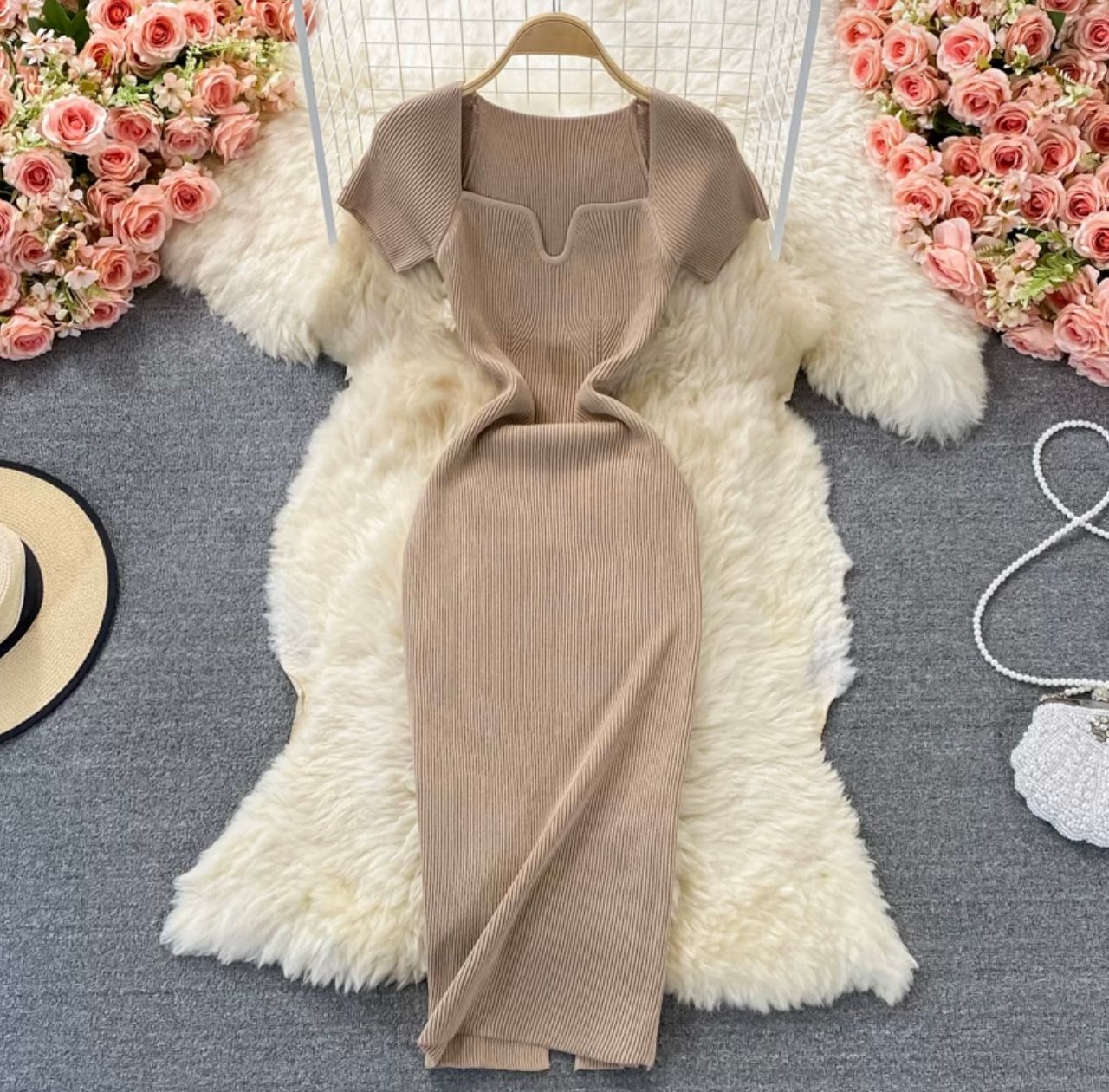 Diamonds on my mind midi gown KBC19 image