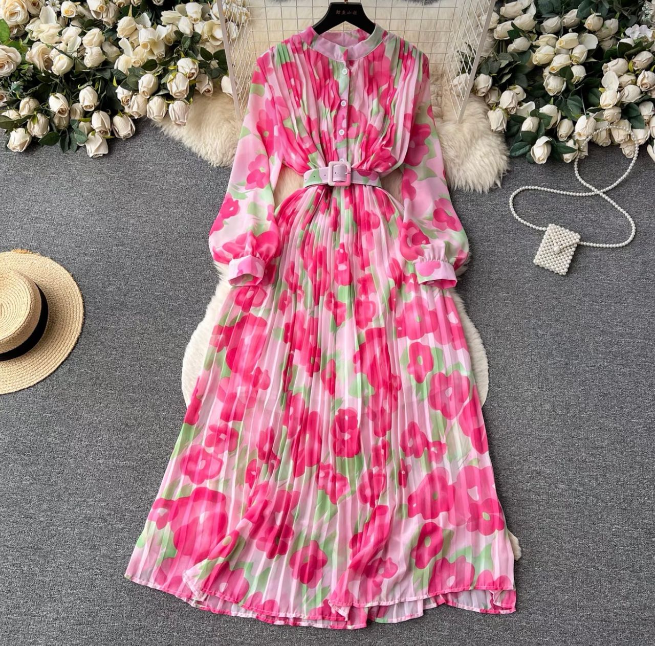 More to give floral dress CD471 image