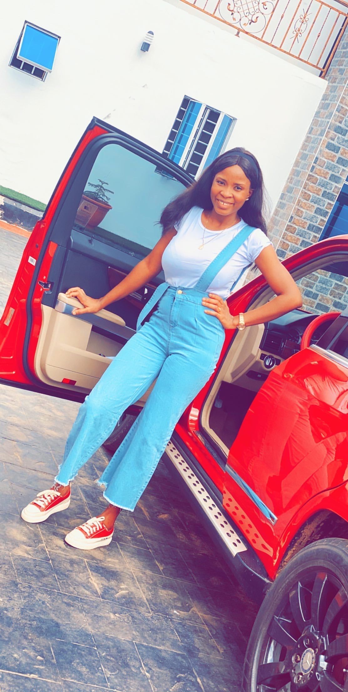 The most of travels utility jumpsuit set image