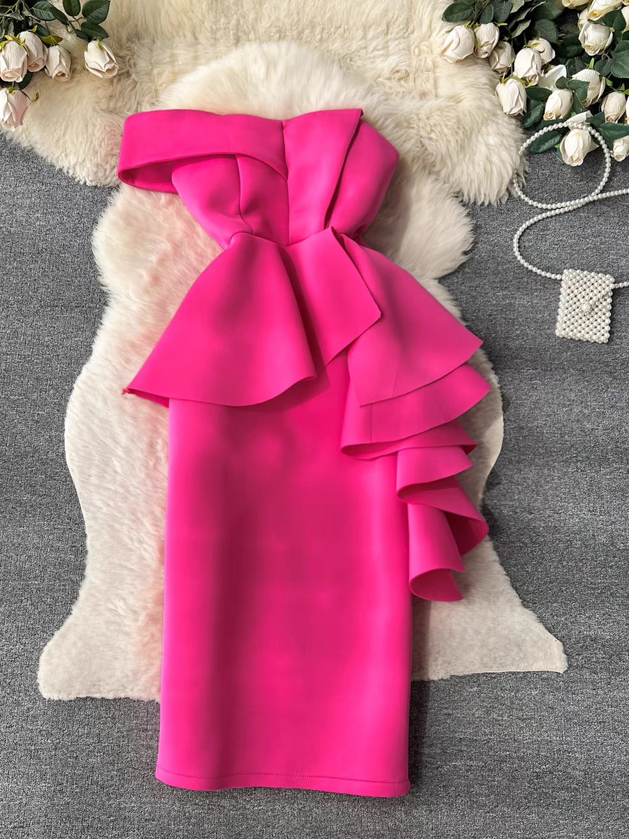 Maya ruffle dress EBC65