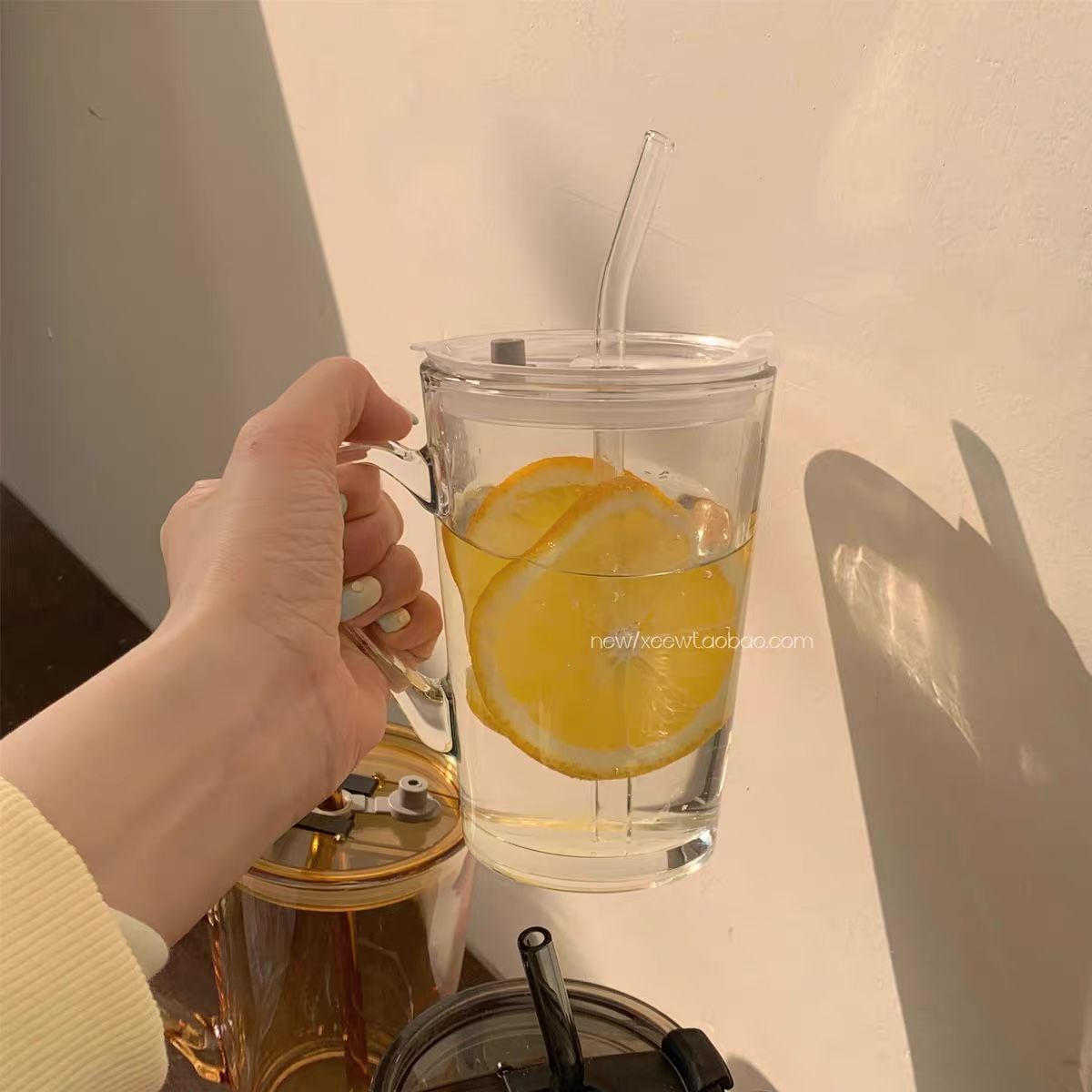 Stay hydrated glass cup CU114 image