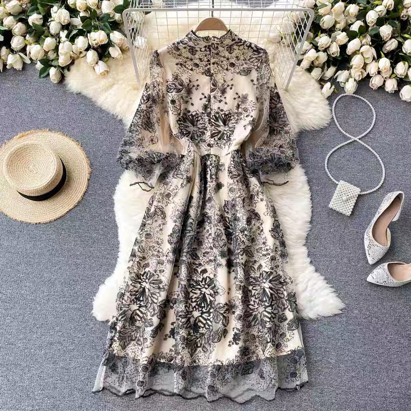 Rich boss babe mesh dress FD238 image