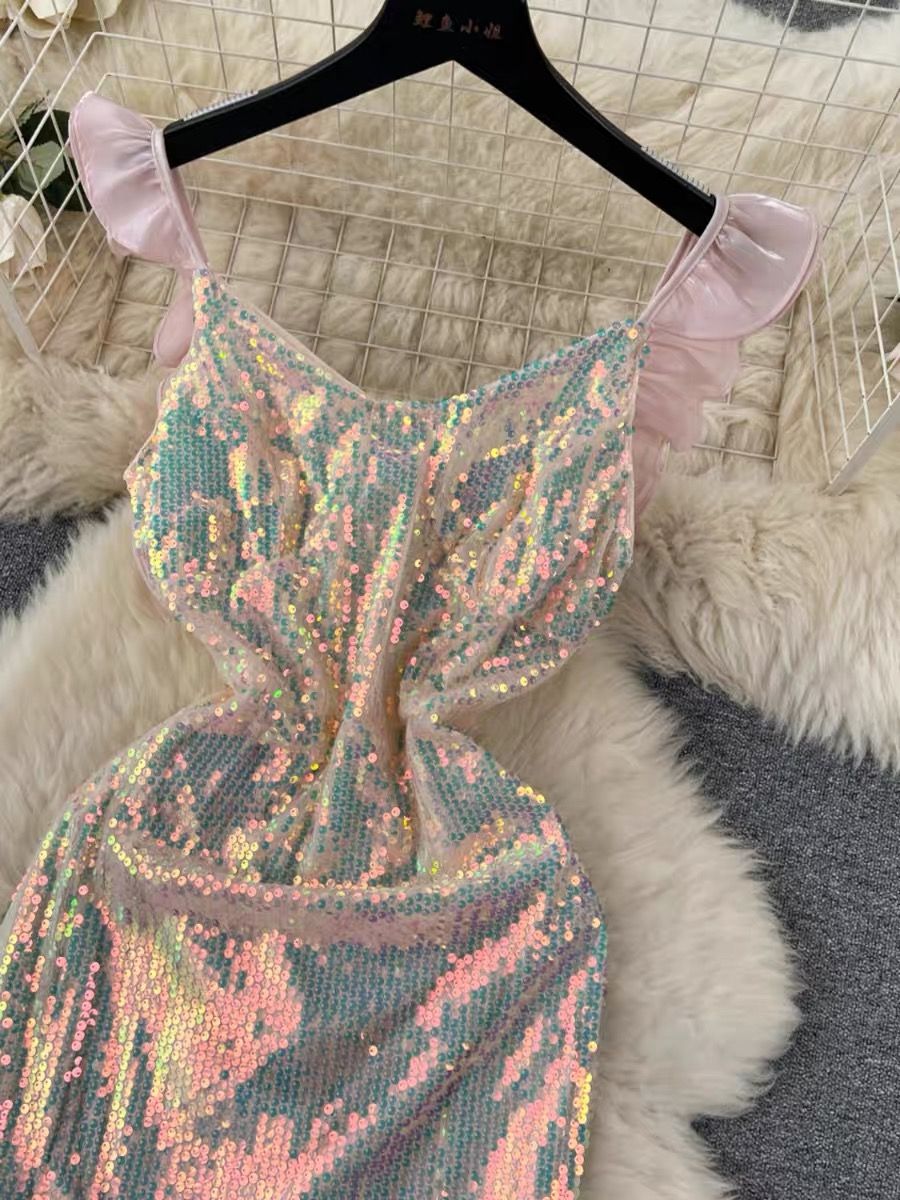 Company party glitter dress EVD54 image