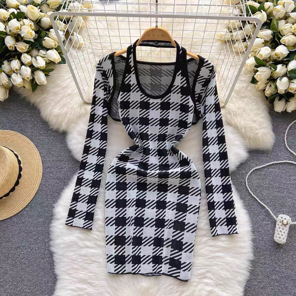 Living lavishly plaid set TPZZ936 image