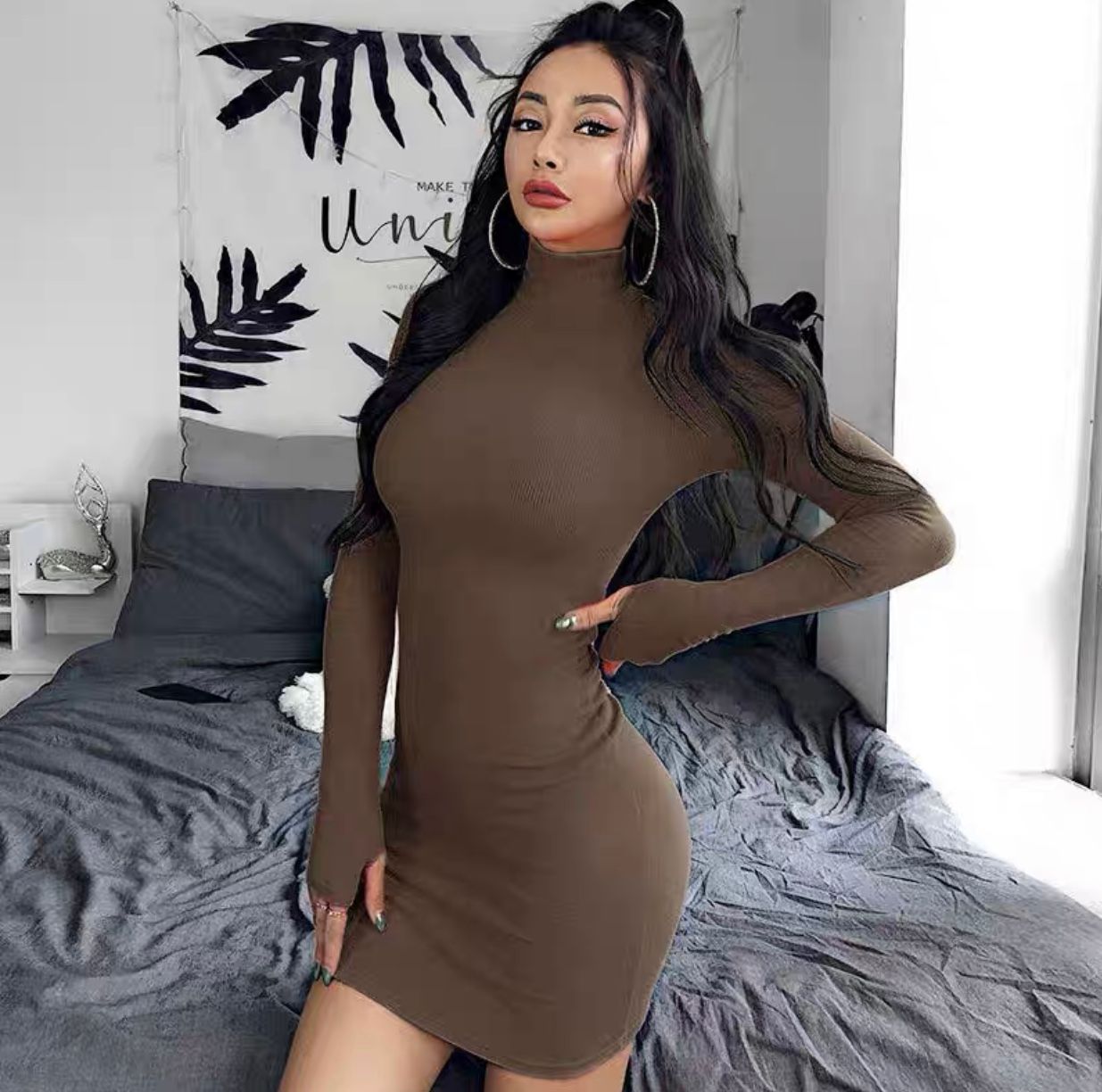 Out of this world mini bodycon dress CBC3 image