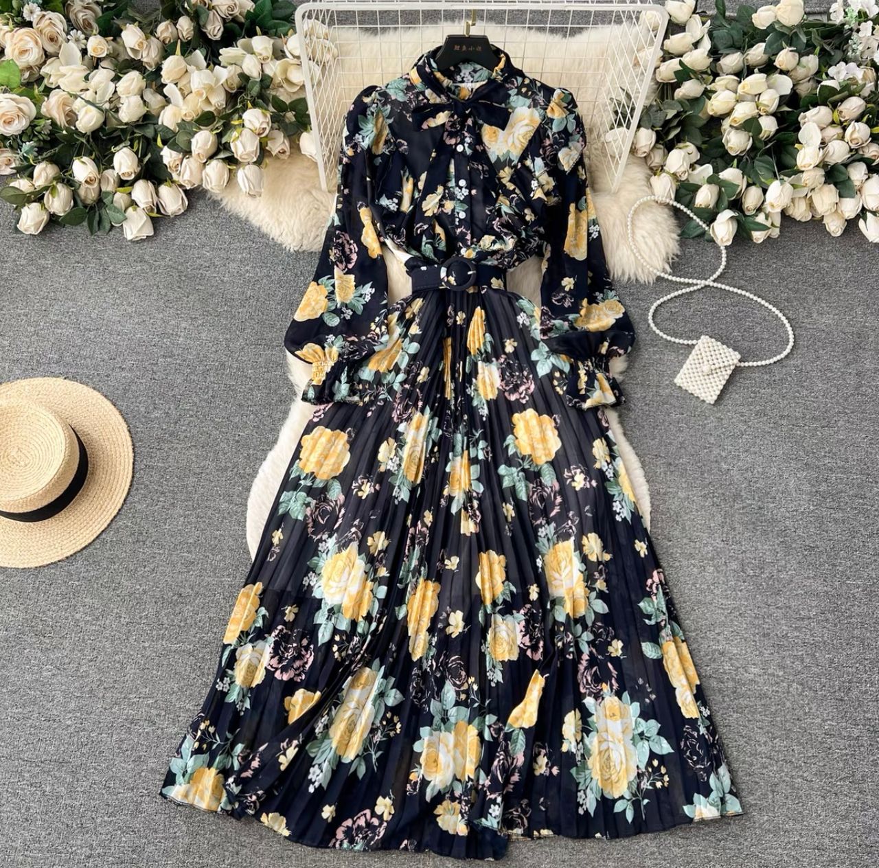 Statue worthy floral dress CD462 image