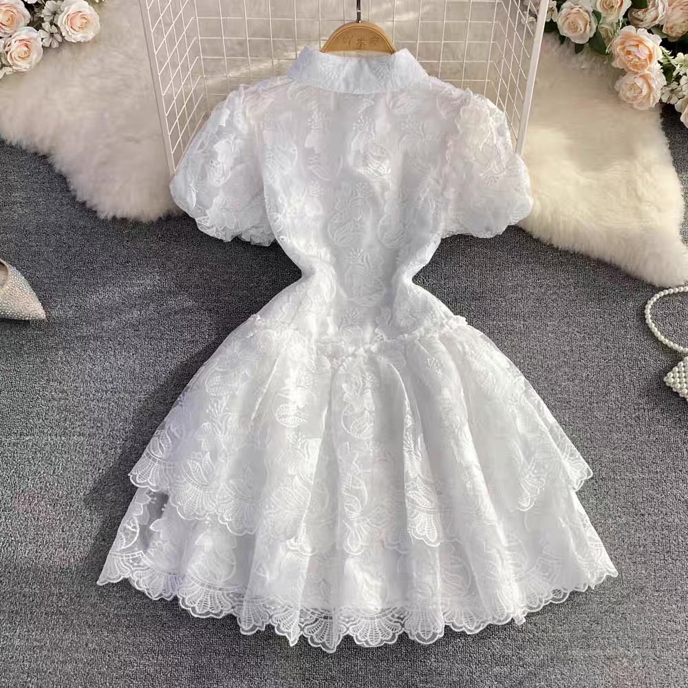 Princess treatment  mini lace dress FD90 image