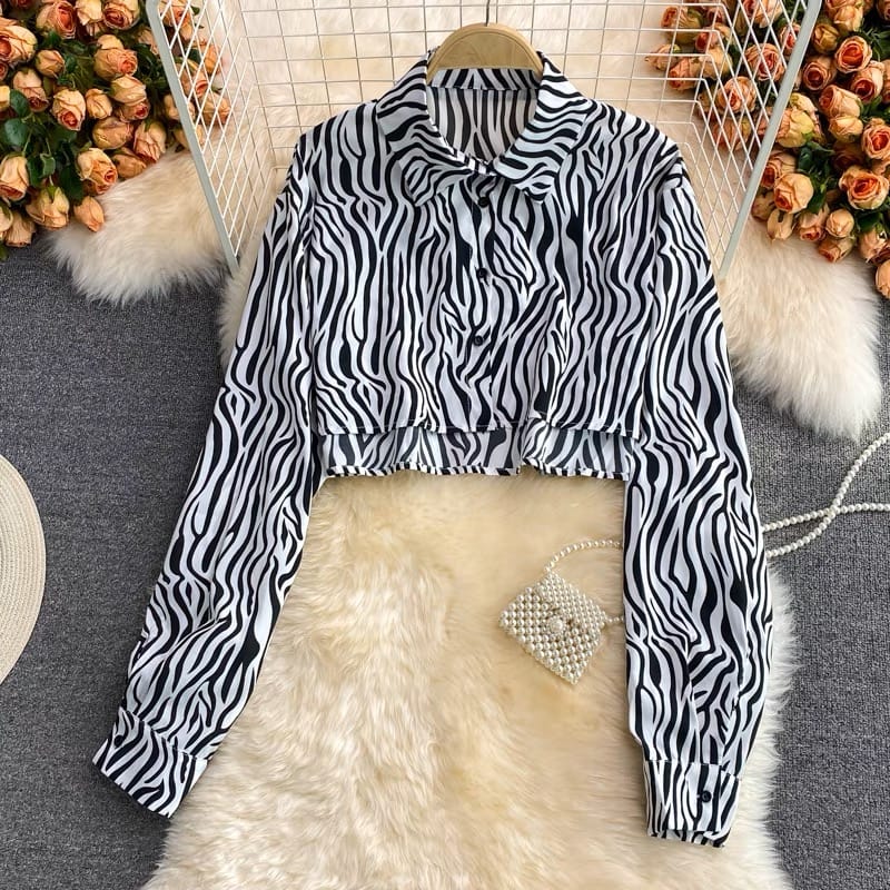 Wild for you crop top image