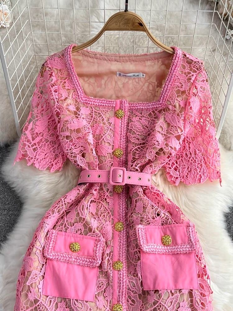 Classic but fierce lace dress FBC30 image