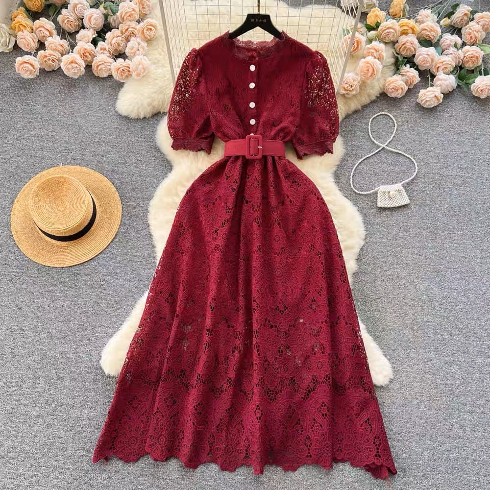 Important meetings lace dress FD169 image