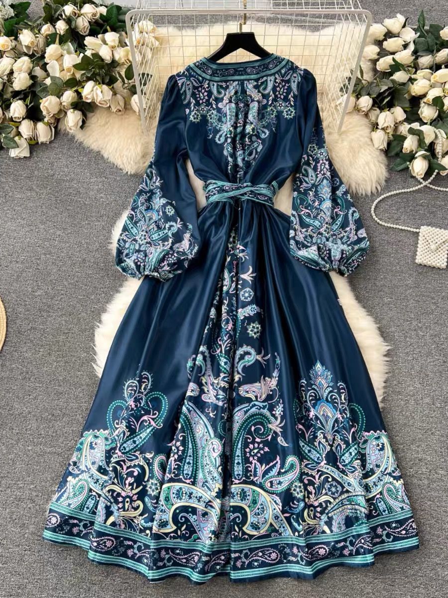 Boujee In paris print dress ED201 image