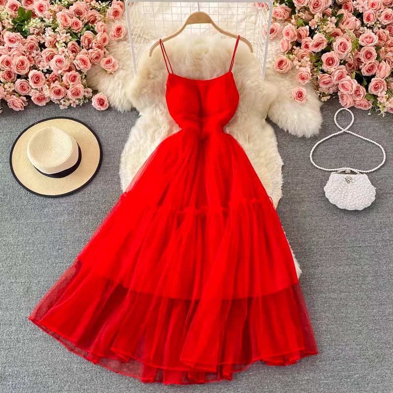 Empire shade mesh dress CD168 image