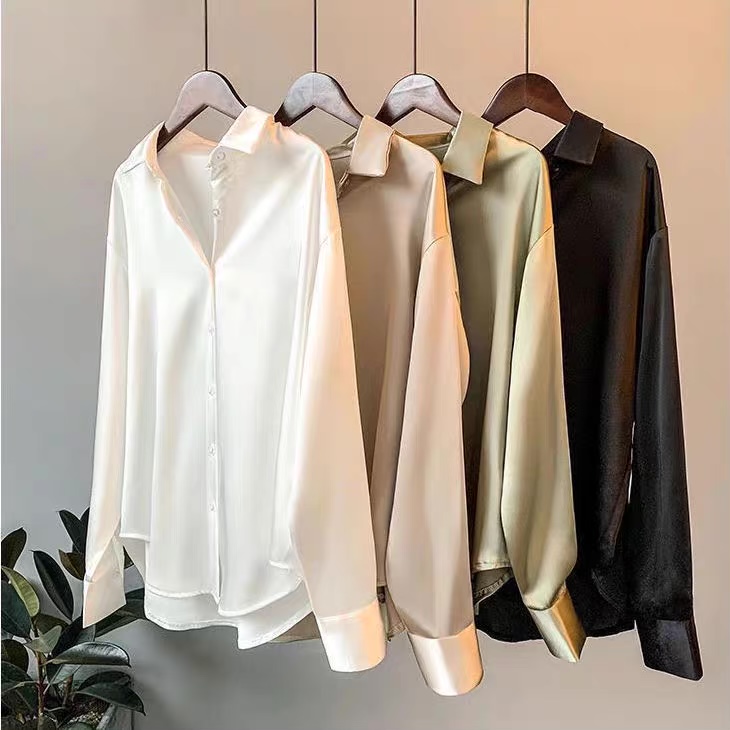 Work boss silky shirt SDZZ241 image