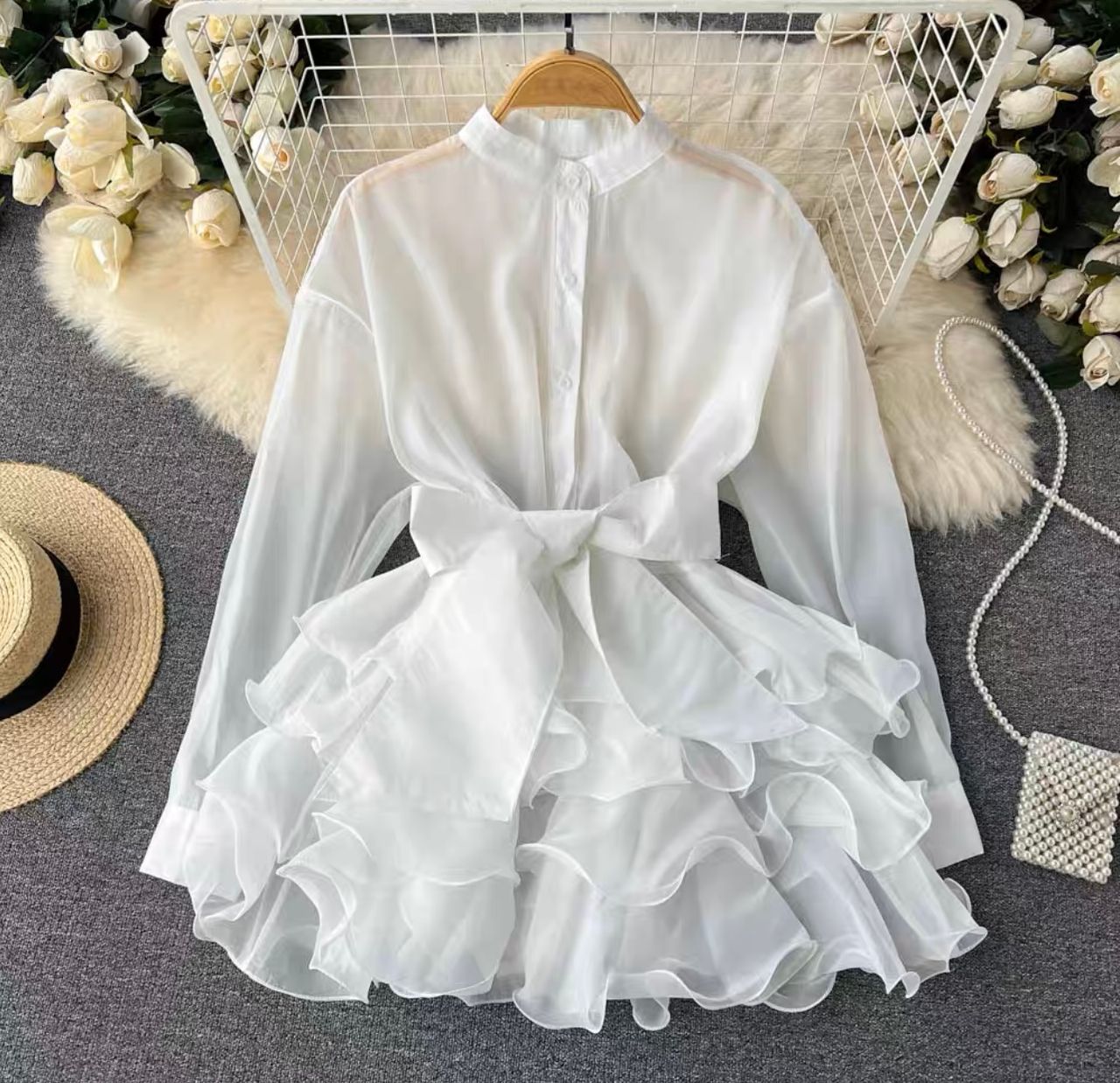 Blooming love rose top TZZ652 image