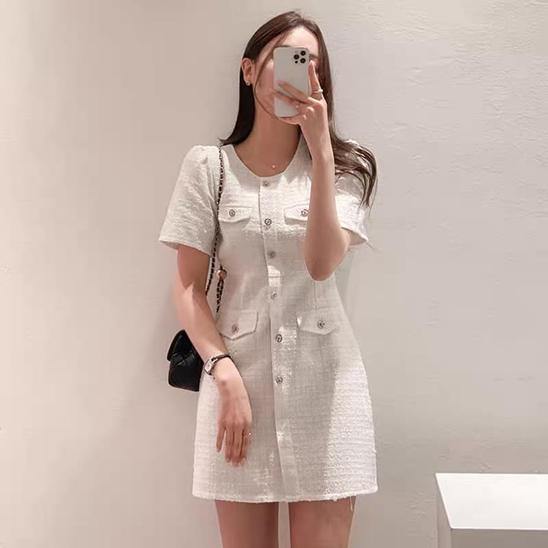 Wide awake woolen princess dress FD93 image