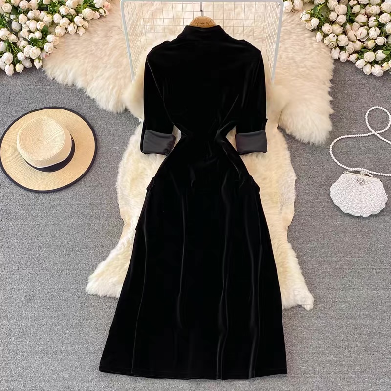 The moment is mine suede dress FD54 image