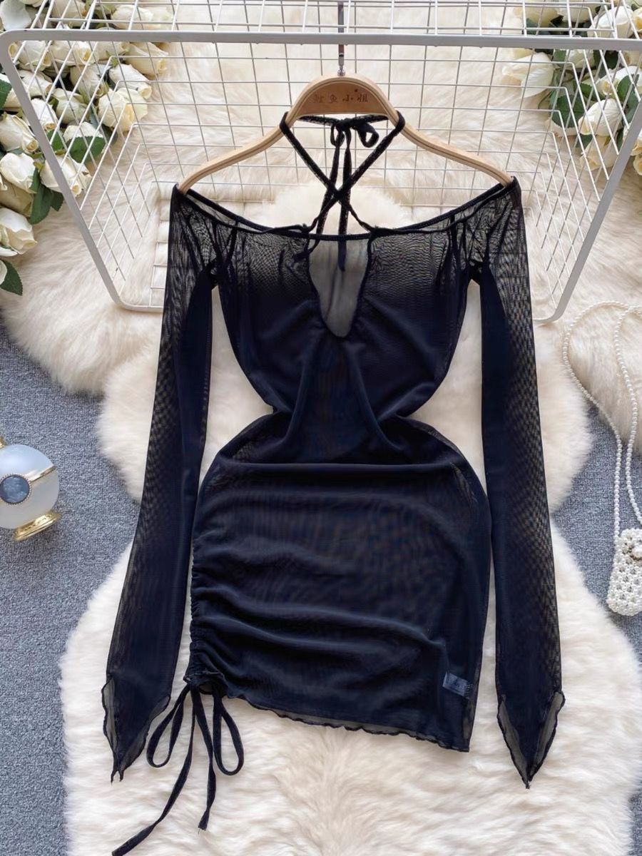 Figure it out mesh bikini cover up CBC229 image