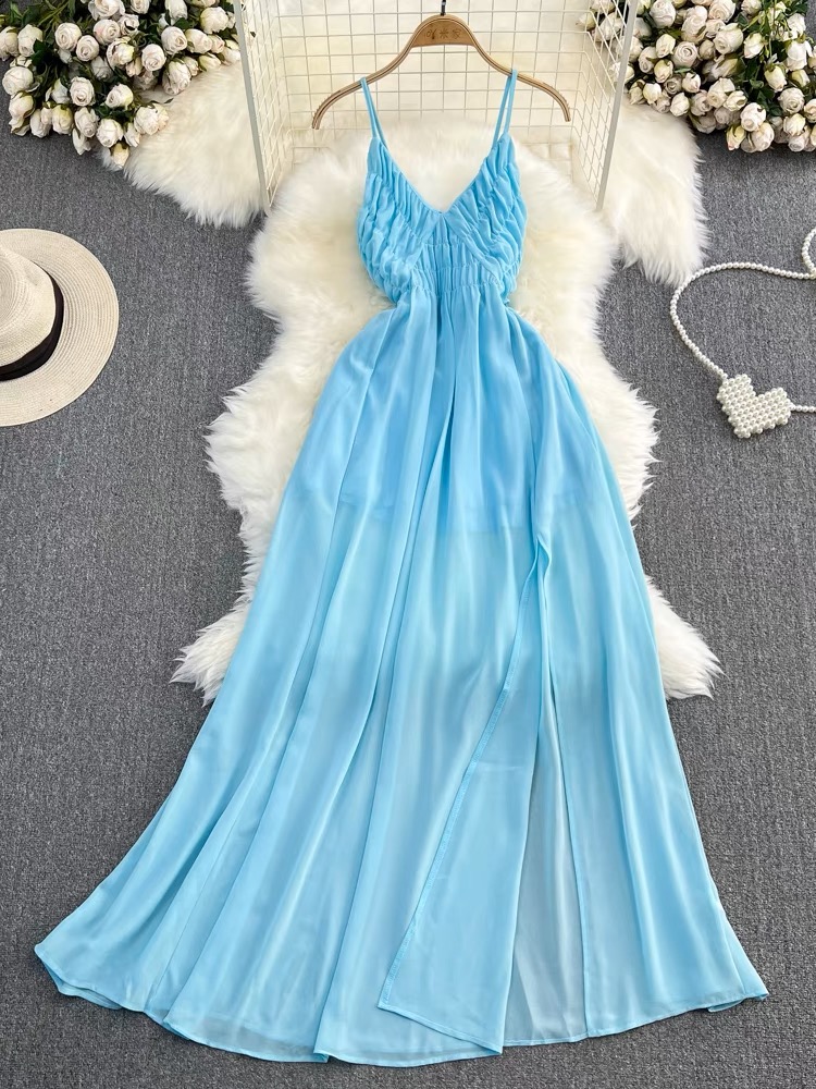 Getaway in a pj sunset dress CD303