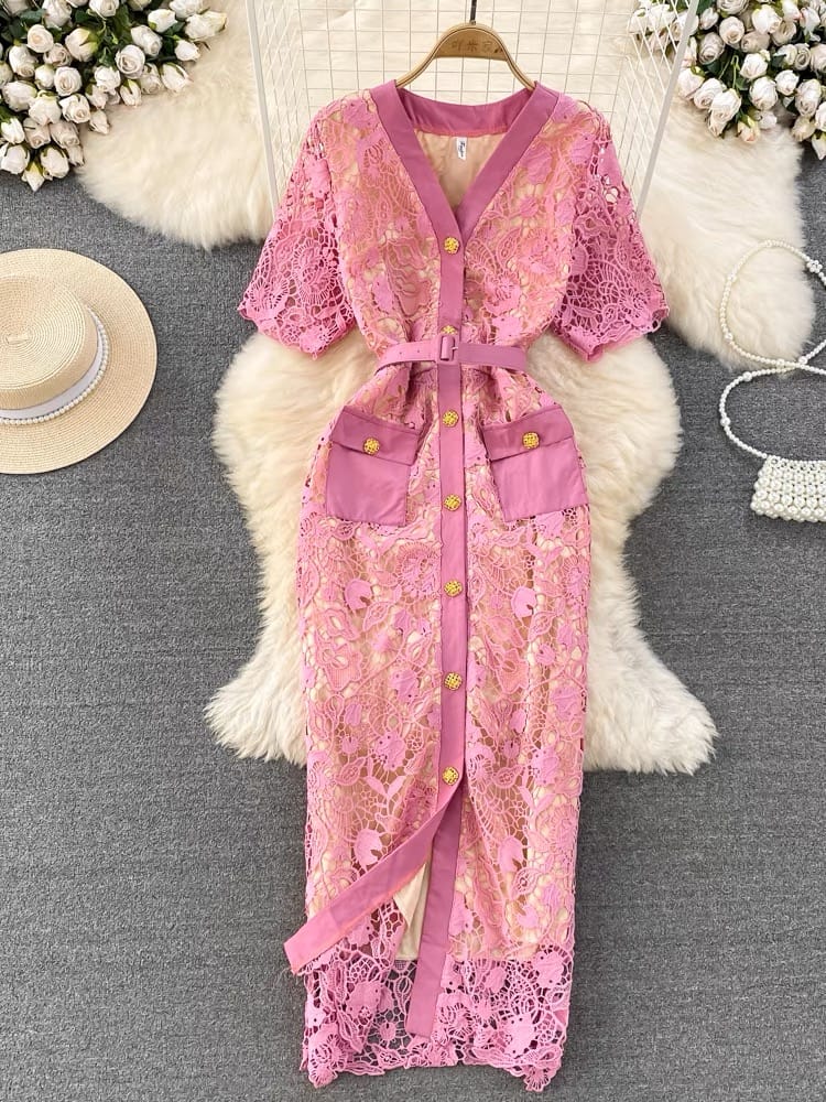 Wifey luxury lace dress FBC28 image