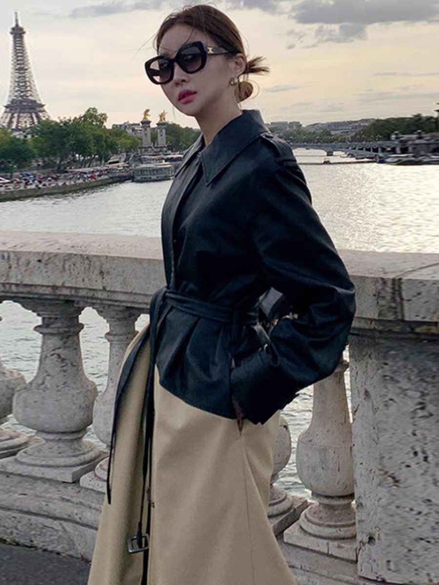 Queen of them all trench coat COA163 image