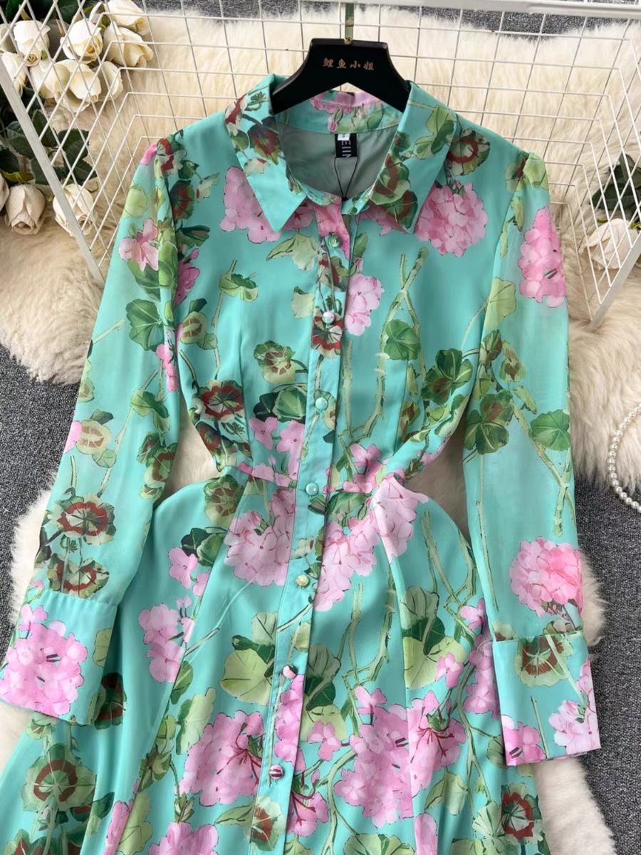 Gala worthy floral dress CD496 image