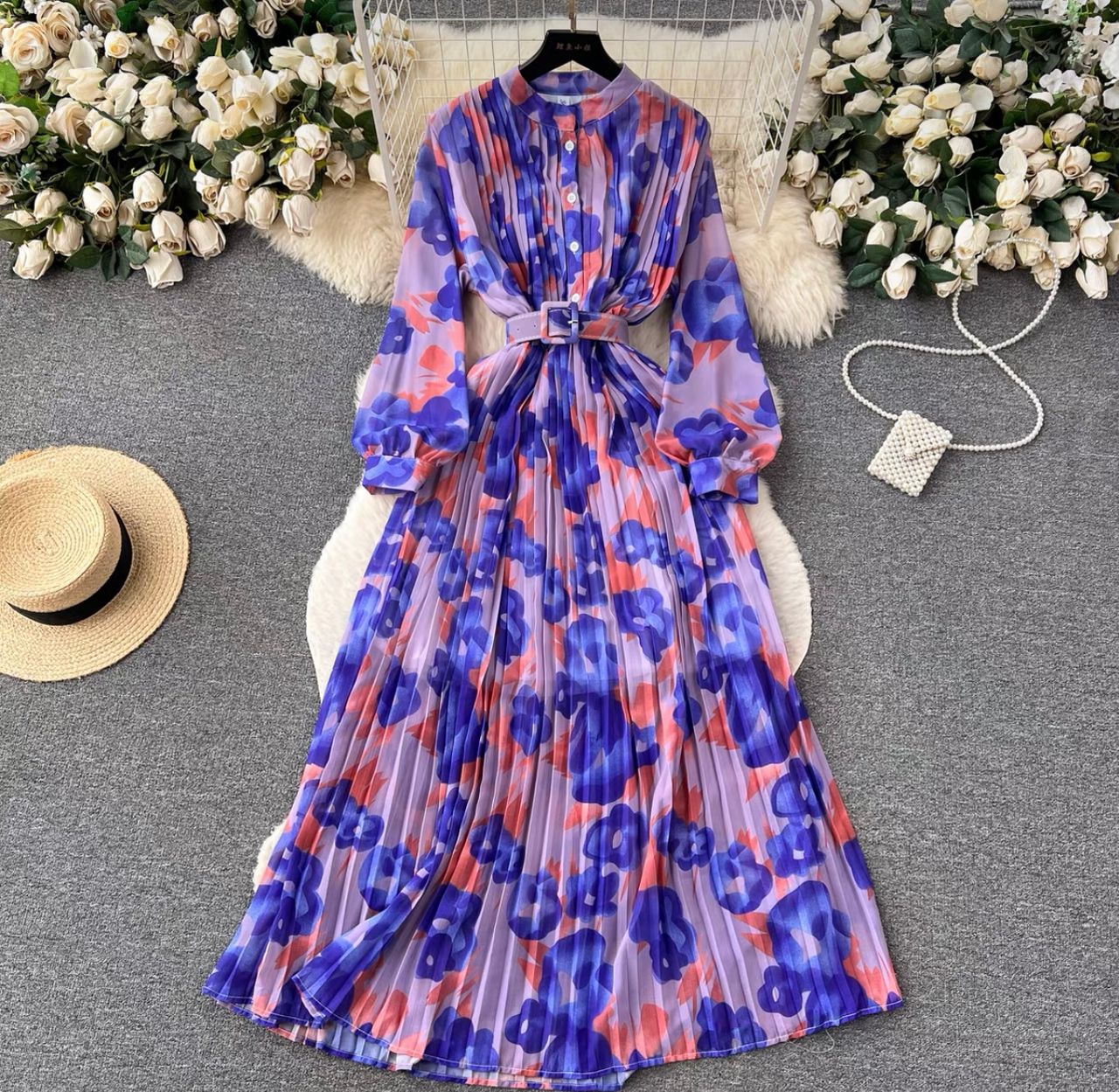 More to give floral dress CD471 image