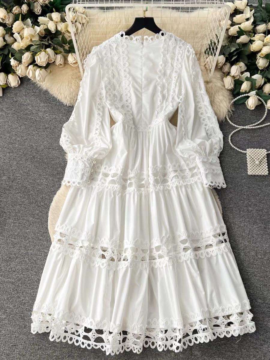 High royal lace dress FD291 image