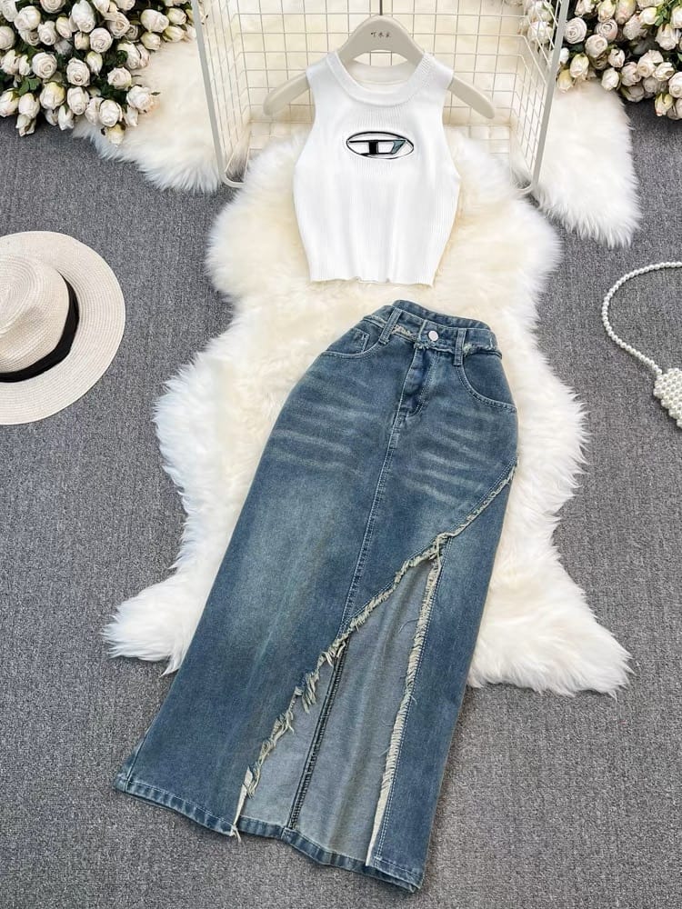 Always reflecting denim set TPZZ1807 image