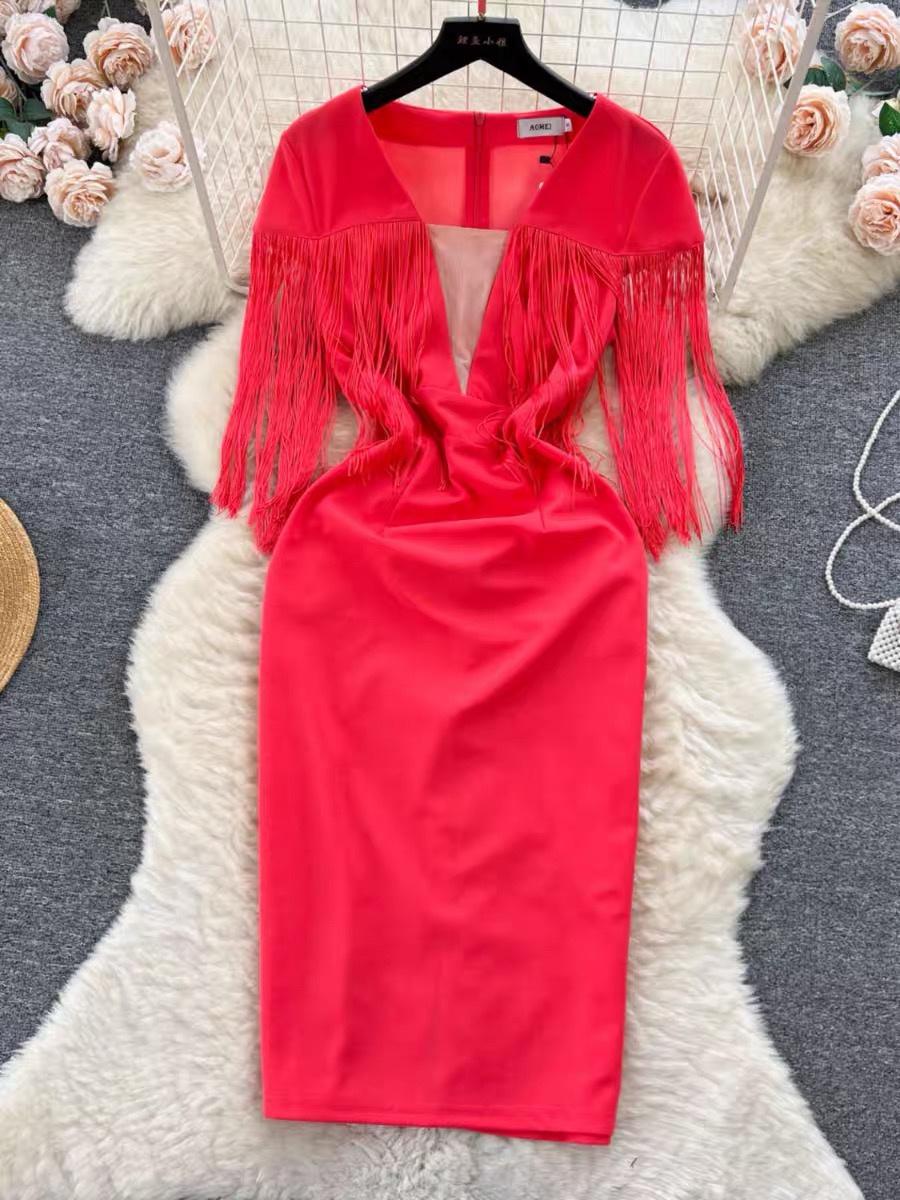 High maintenance fringe dress EBC88