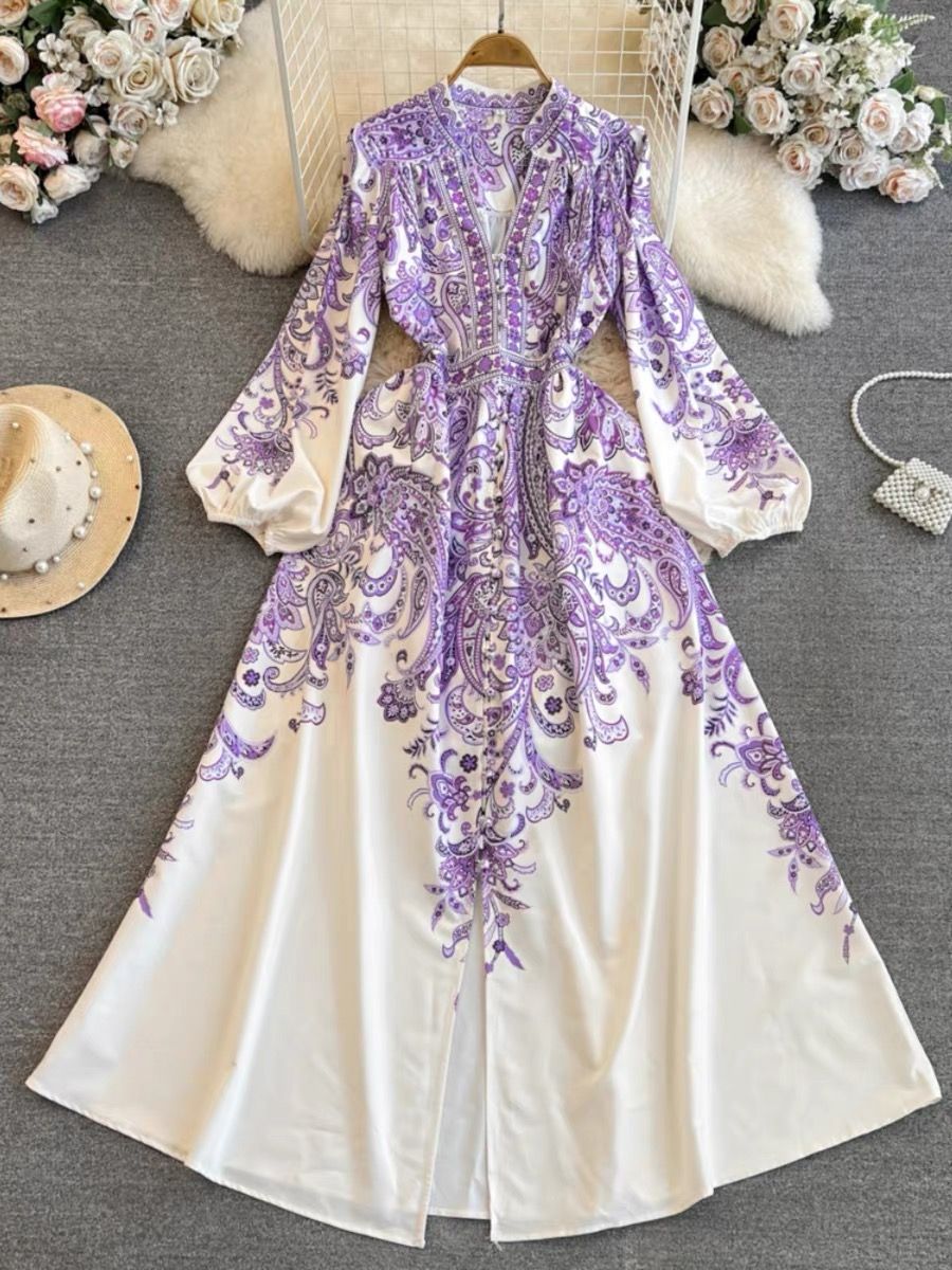 Push the boundaries print dress ED148 image