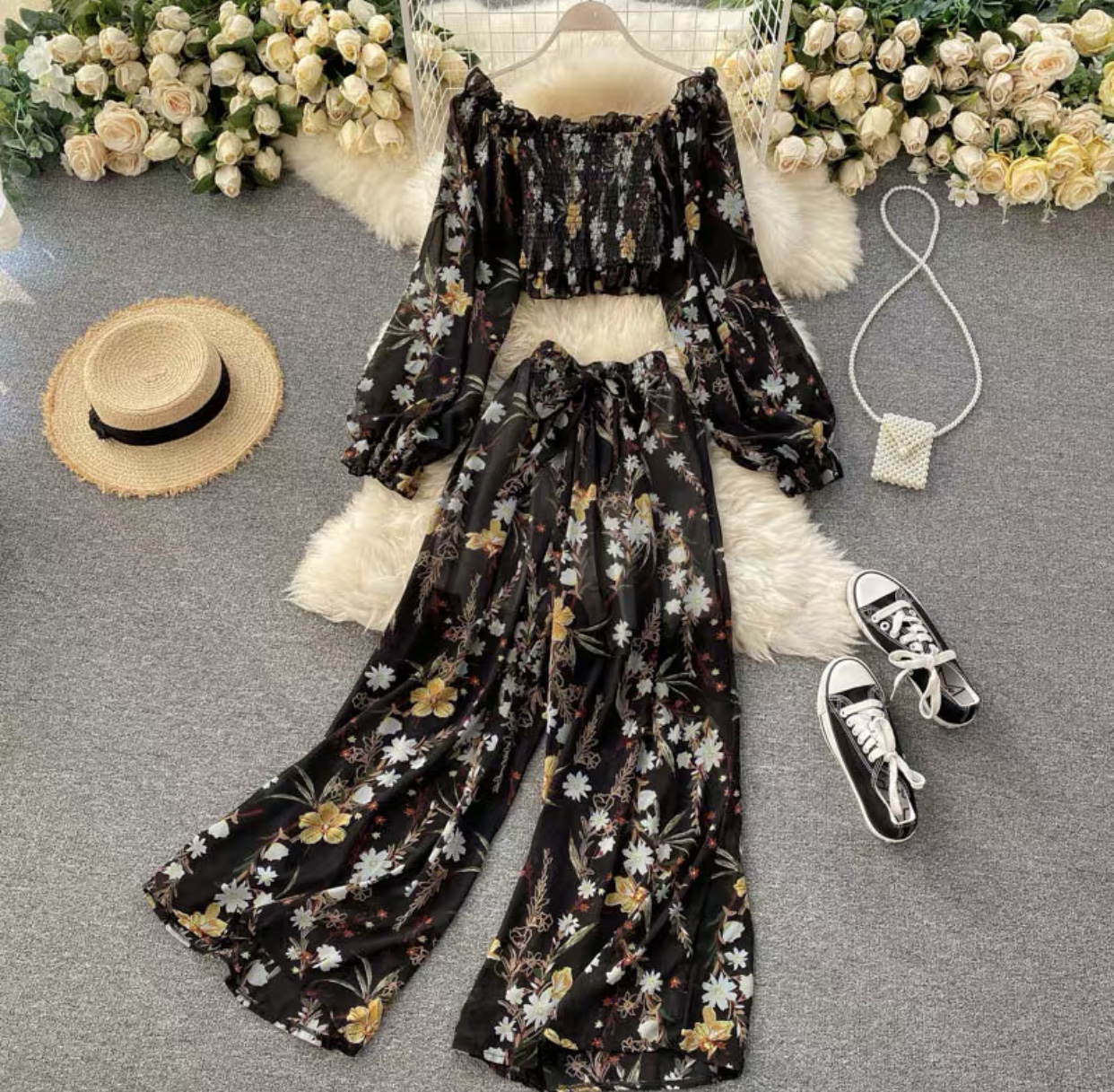 Weekend vibes floral set TPZZ147 image
