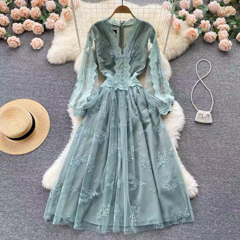 Paradise oasis mesh dress FD63
