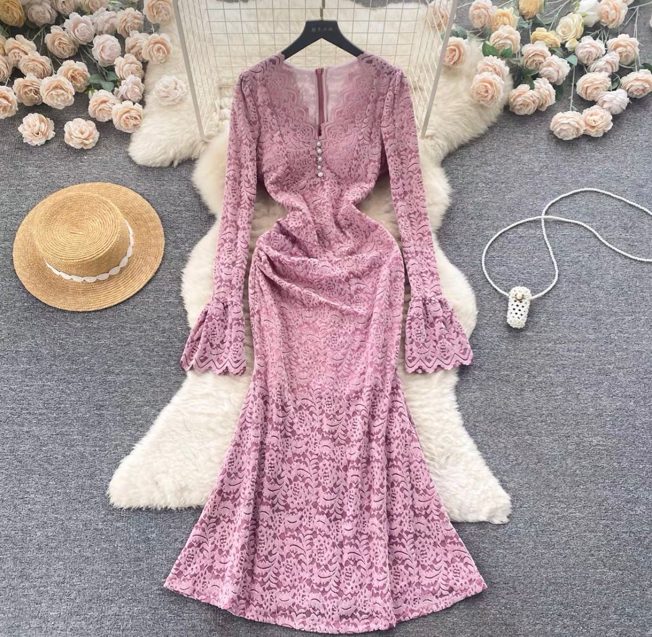 Nashville rodeo lace dress FBC104 image