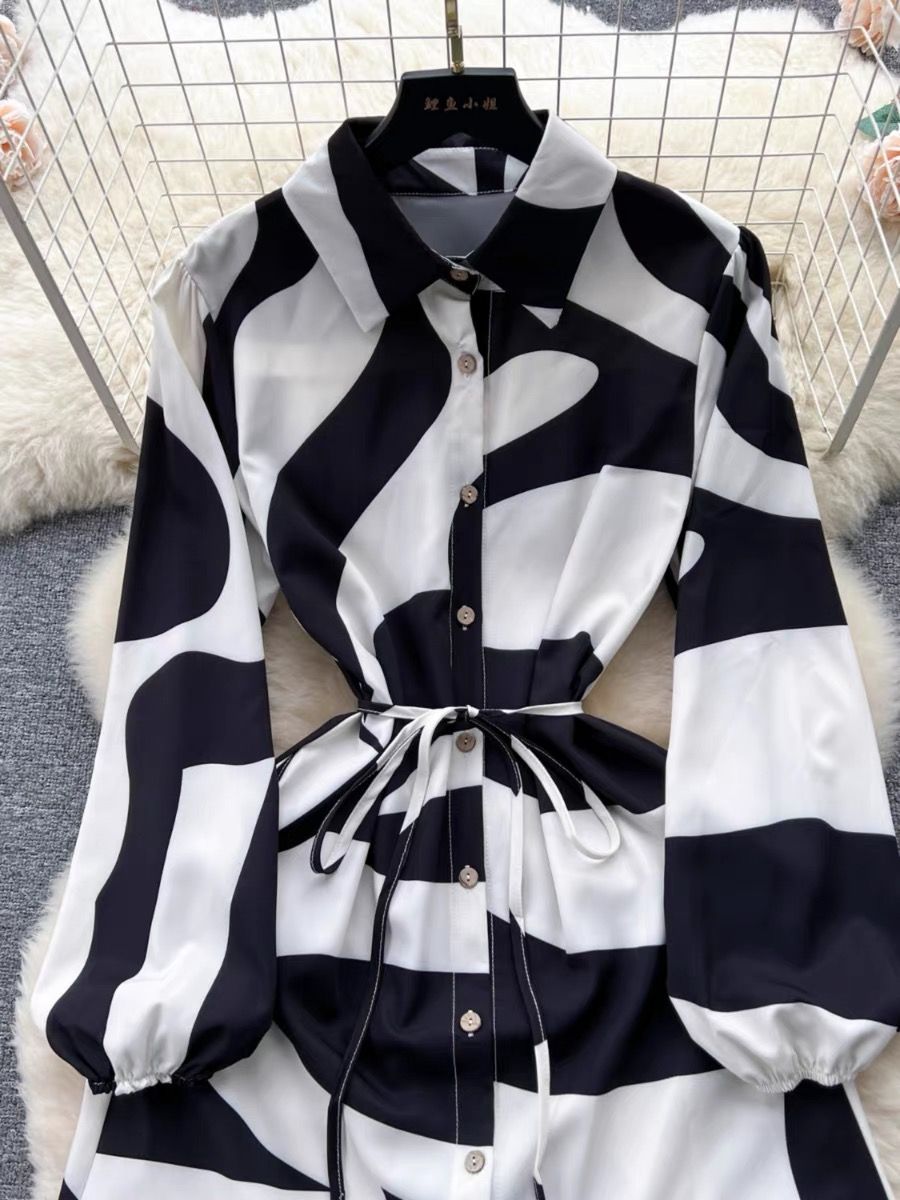 Hello cutie print dress CD602 image