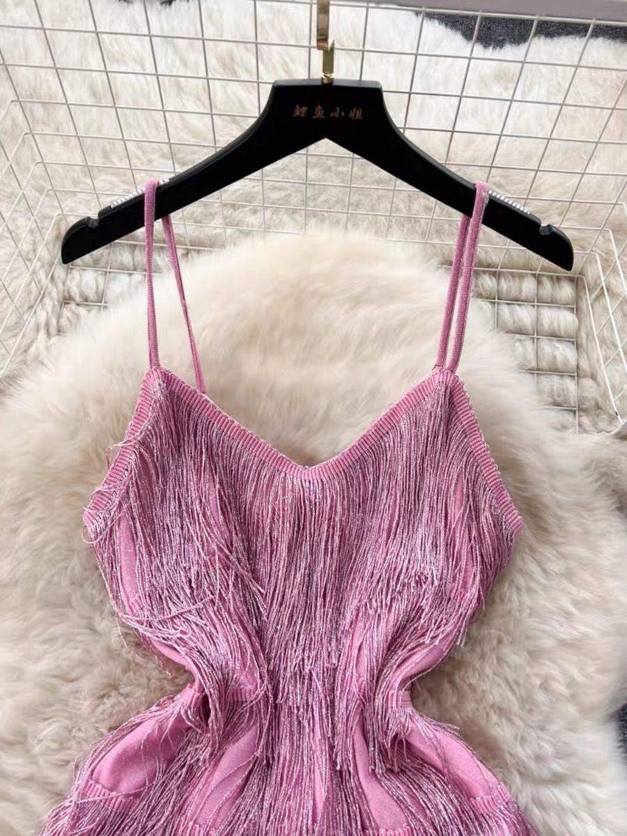 Los Angeles fringe dress EBC108 image