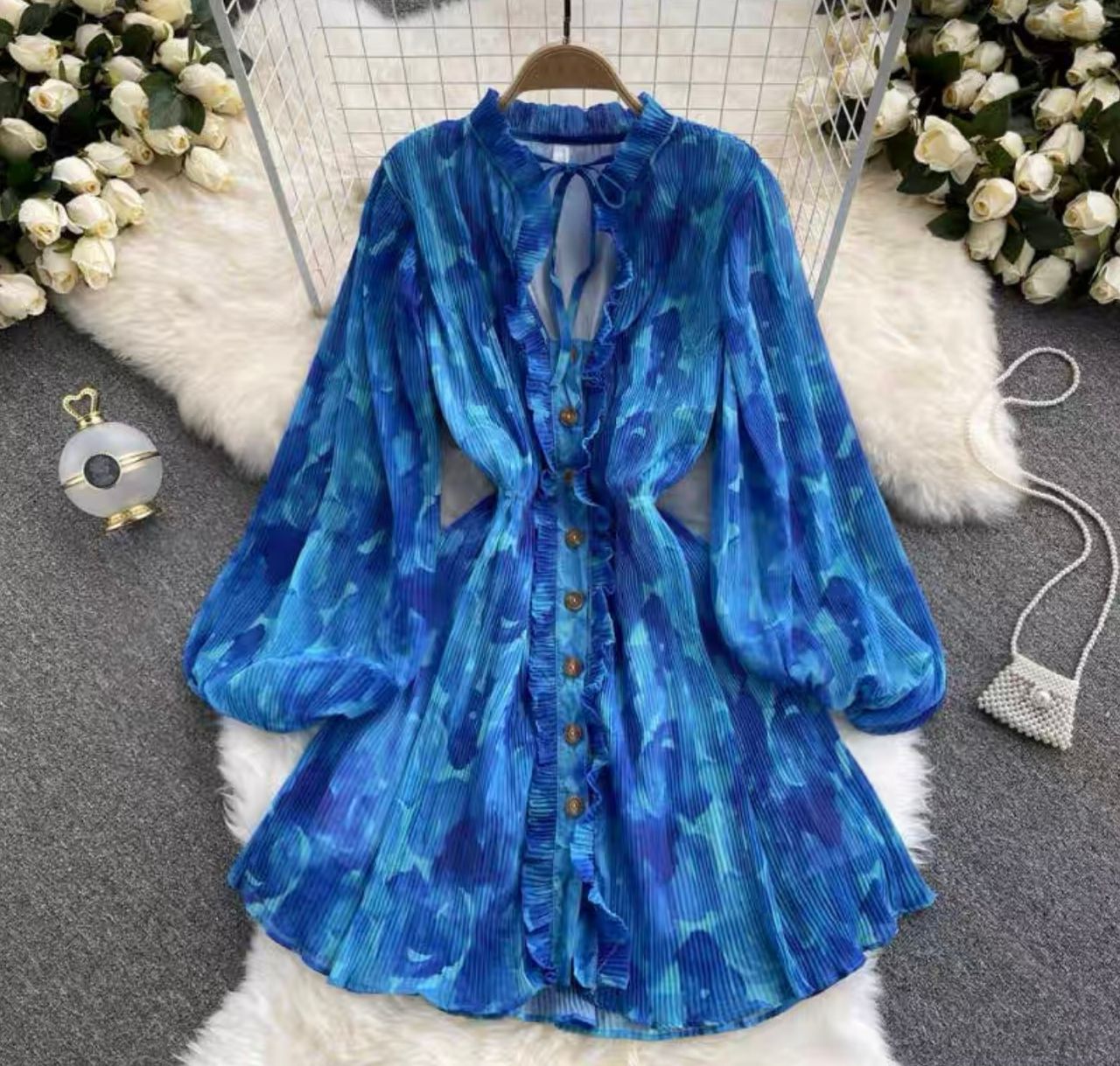 The dream girl ruffle dress CD110 image