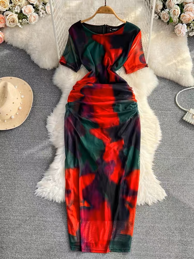 Find me tonight print gown CBC92