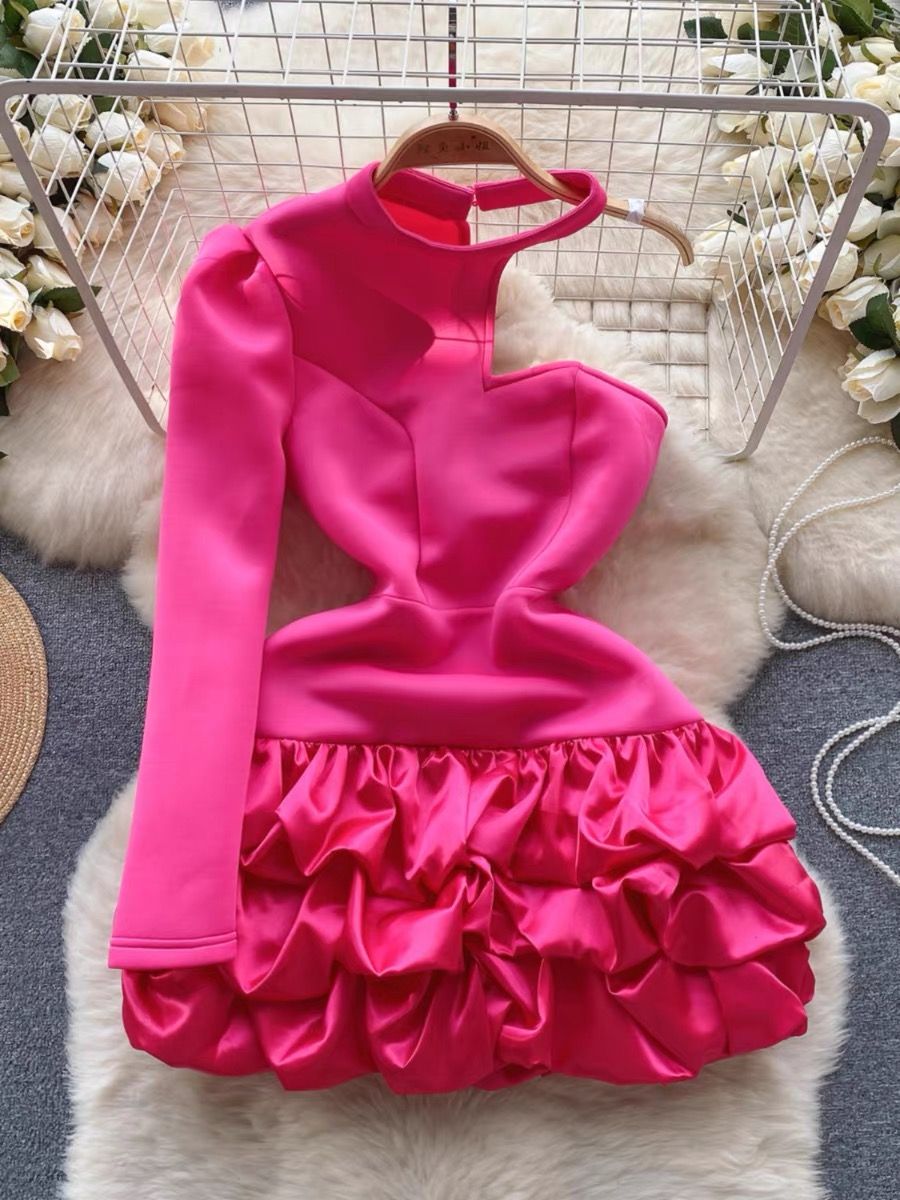 Be mine ruffle dress EVD112 image